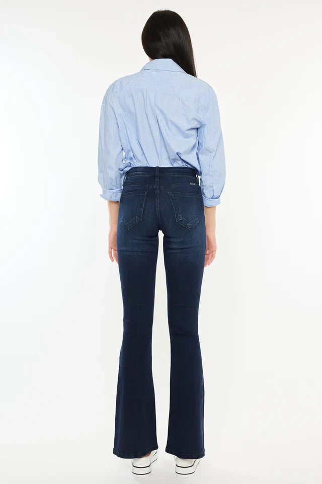 Ace Women Mid Rise Flare Jeans