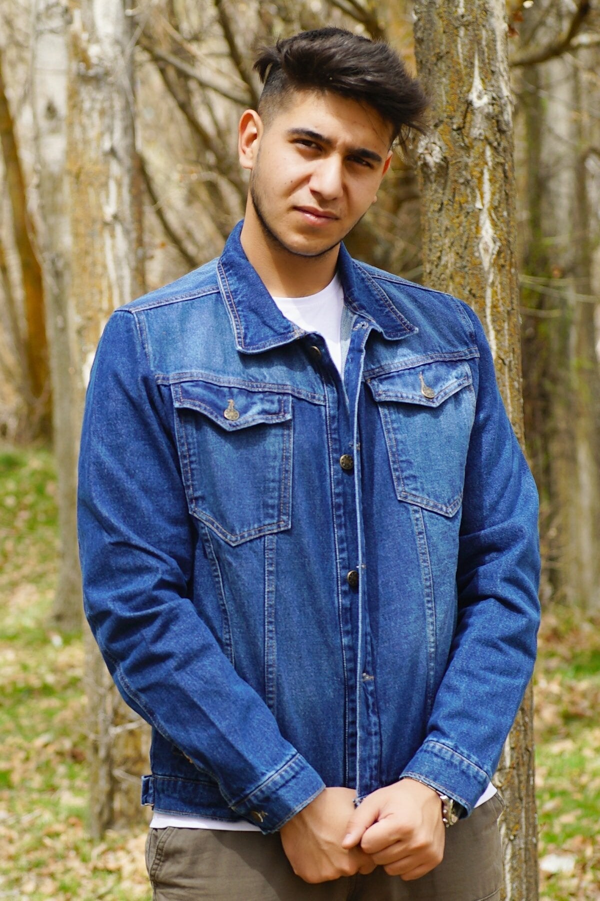 Dark Blue Couple Denim Jackets
