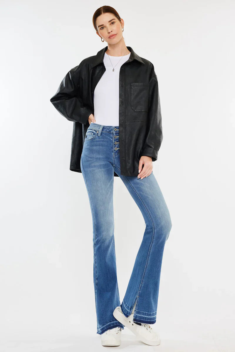 Anni High Rise Flare Jeans - Curvy