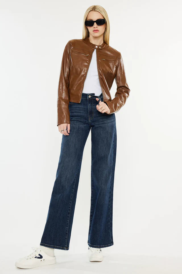 Dobii High Rise Wide Leg Jeans