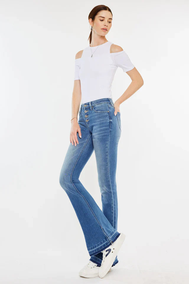 Anni High Rise Flare Jeans - Curvy