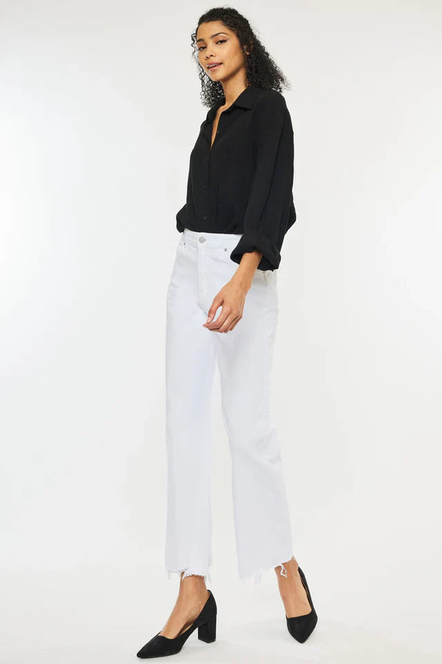 Alberta High Rise Trouser Wide Leg Jeans