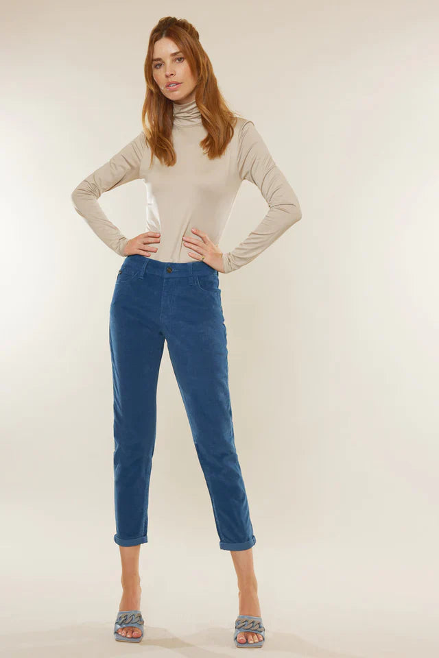 Ace High Rise Corduroy Mom Jeans