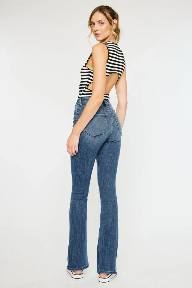 Ace Mid Rise Baby Bootcut Jeans