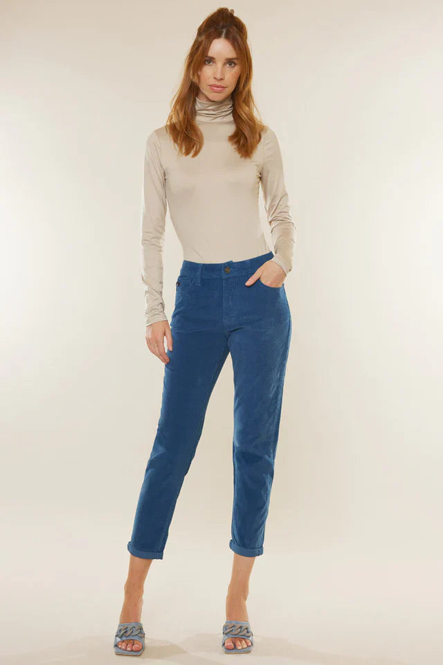 Ace High Rise Corduroy Mom Jeans