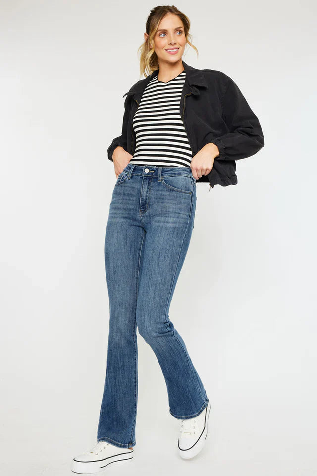 Ace Mid Rise Baby Bootcut Jeans