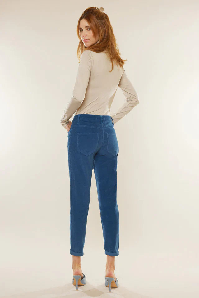 Ace High Rise Corduroy Mom Jeans