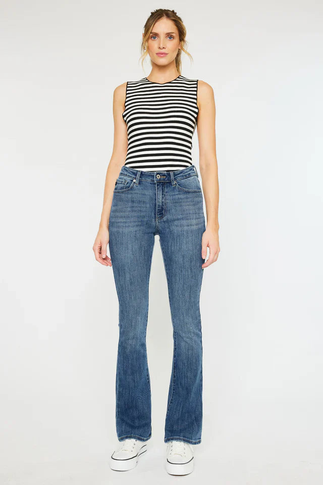 Ace Mid Rise Baby Bootcut Jeans