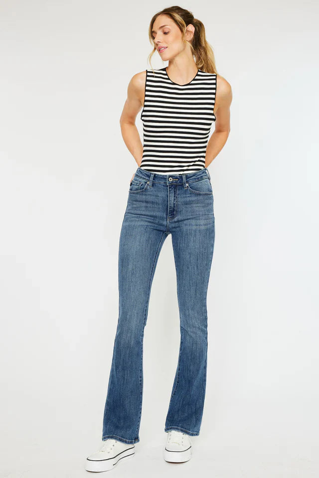 Ace Mid Rise Baby Bootcut Jeans