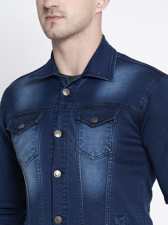 Ace Dark Blue Men's Denim Jacket