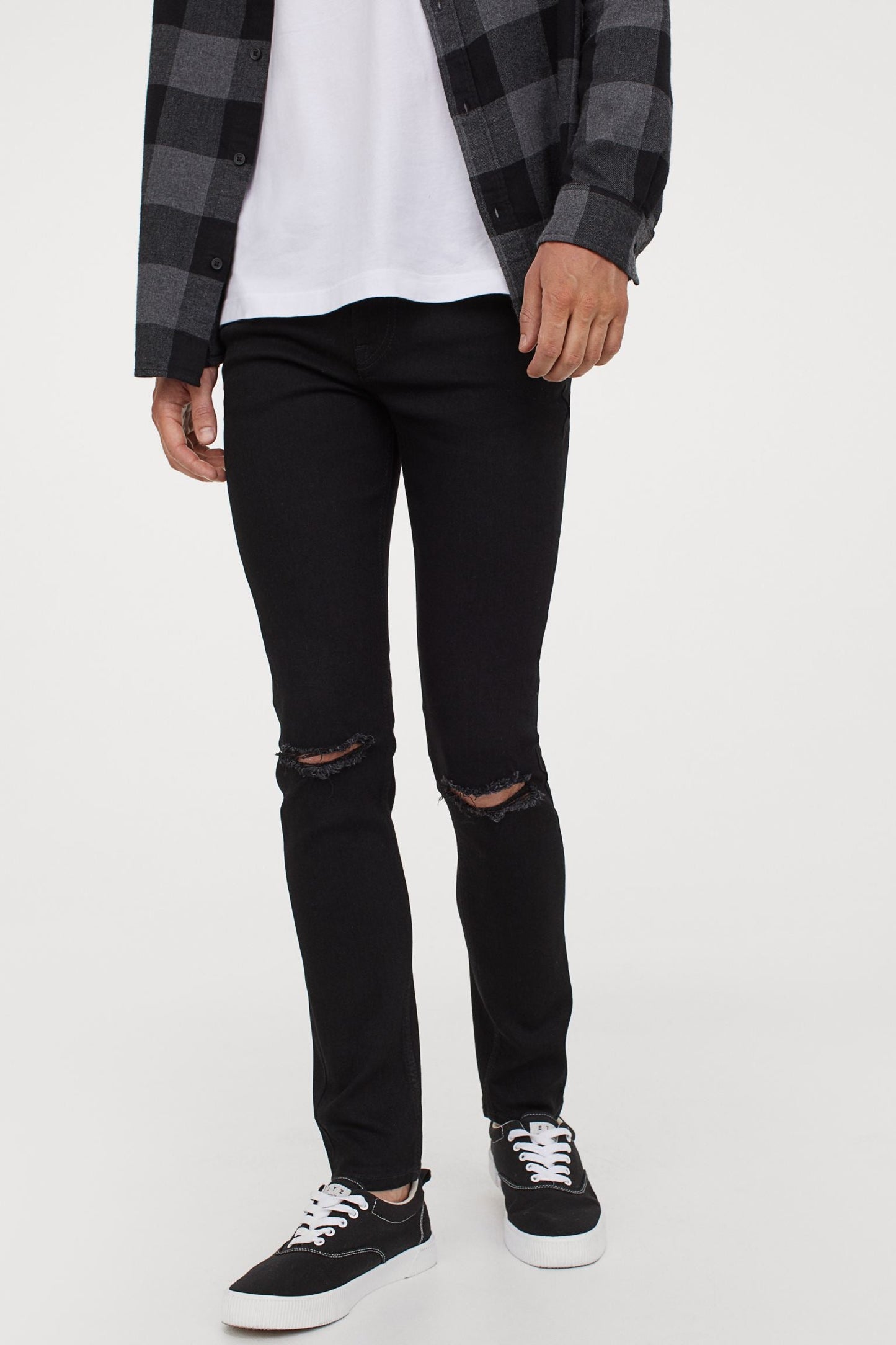 Summer Sale Men Denim Jeans Black