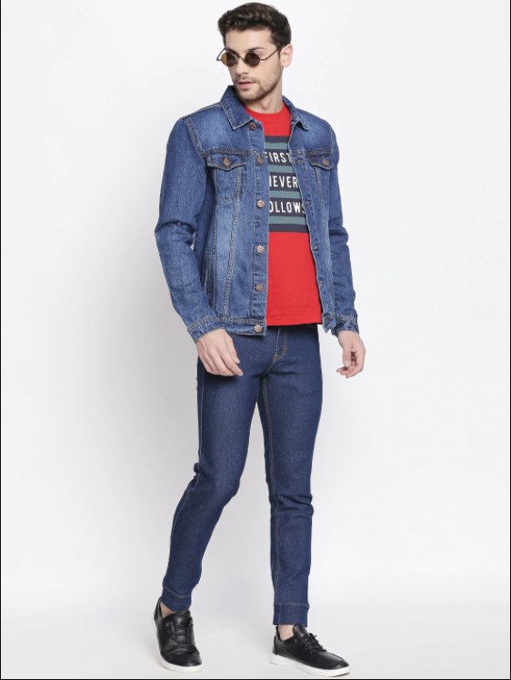 Blue Men's Denim Jacket